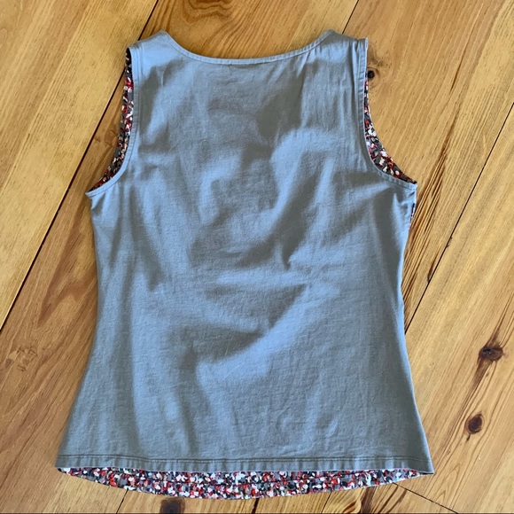 Ann Taylor Criss Cross VNeck Confetti Pattern Top - Picture 9 of 9